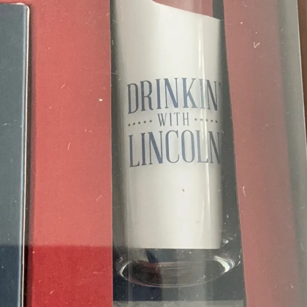 Drinking with Lincoln Presidential Party Game Set. Red & Blue Cards set.